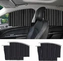 Magnetic Car Curtains 4pcs Universal Fit Magnetic Car Side Window Curtains Car Sunshade