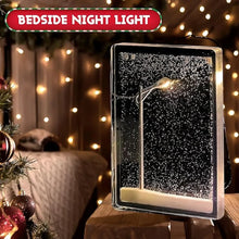 Snowfall Lamp Street Light Snow Lamp Snowy Lamp DIY Snow Scenery Night Light Snow Scenery Lamp