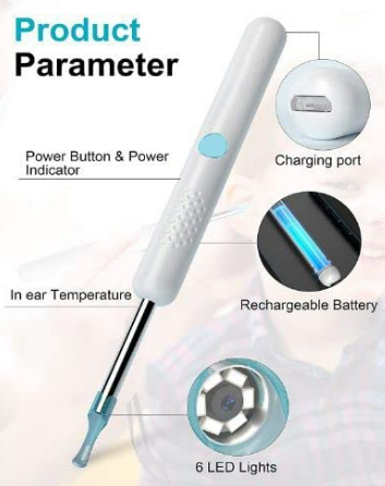 Smart Visual Earwax Cleaner Earwax Cleaner With Camera LED Flashlight Earwax Cleaner Ear pick