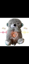 Breathing Teddy Baby Breathing Bear Baby Sound Machine Breathing Otter, Baby Soothing Otter